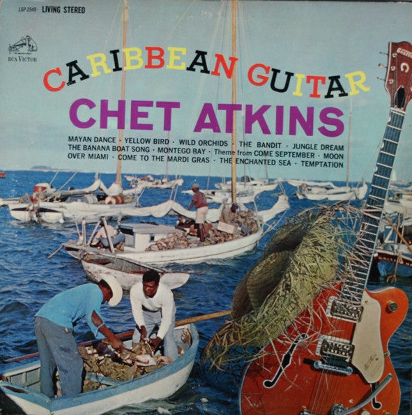 Atkins, Chet - Caribbean Guitar - Nearly White Hot Stamper