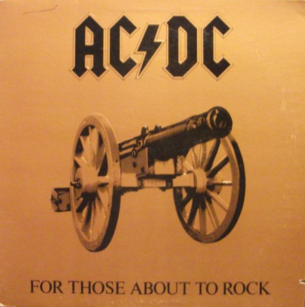AC/DC - For Those About To Rock - Nearly White Hot Stamper (Quiet Vinyl)