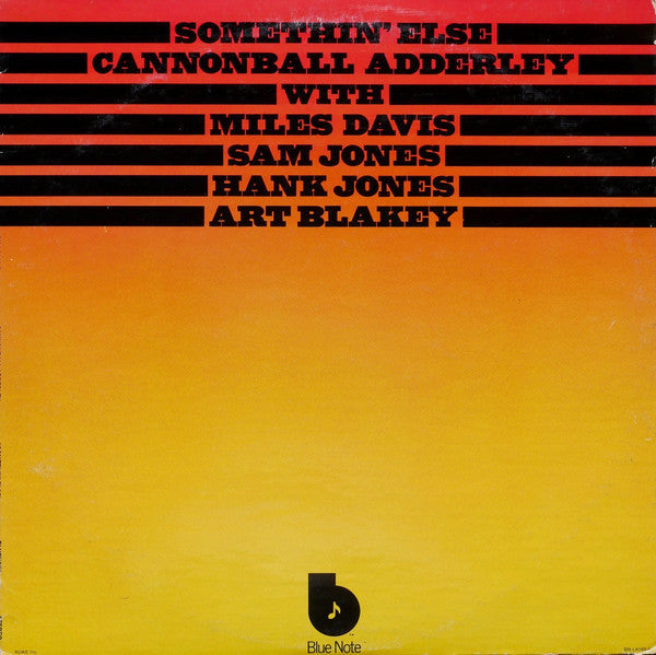 Adderley, Cannonball - Somethin' Else - Super Hot Stamper (With