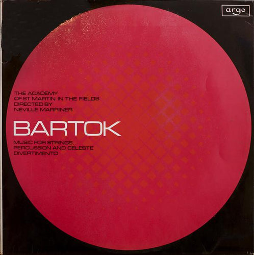Bartok - Music For Strings Percussion And Celeste / Divertimento / Marriner - Hot Stamper