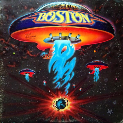 Boston - Self-Titled - White Hot Stamper (With Issues)