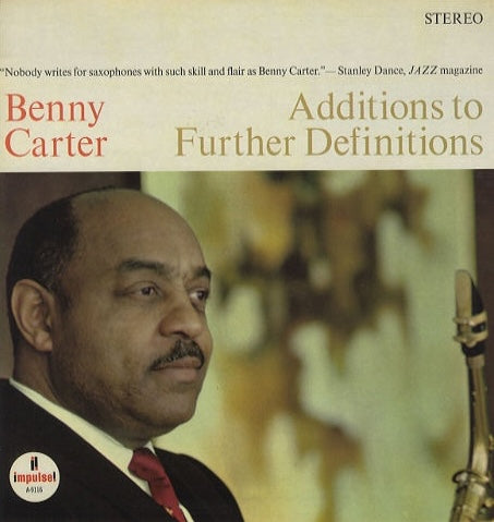 Carter, Benny - Additions to Further Definitions - White Hot Stamper (With Issues)