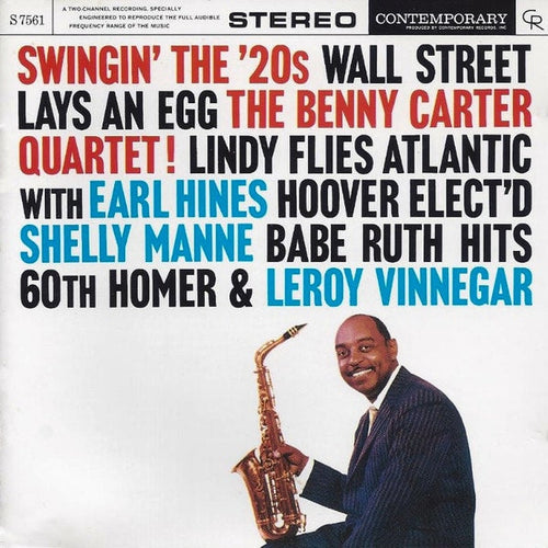 Carter, Benny - Swingin' the 20s - Nearly White Hot Stamper