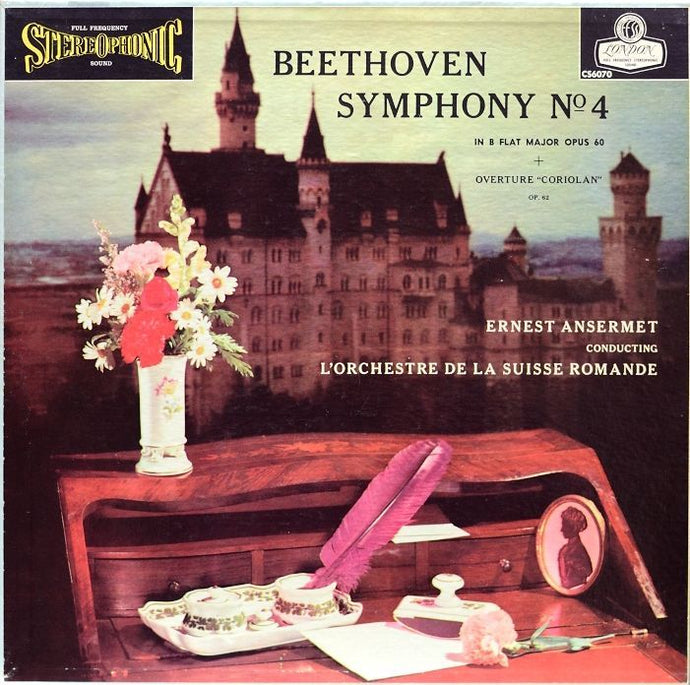 Beethoven - Symphony No. 4 / Coriolan Overture / Ansermet - Nearly White Hot Stamper