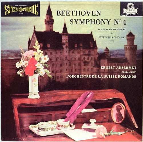 Beethoven - Symphony No. 4 / Coriolan Overture / Ansermet - Super Hot Stamper