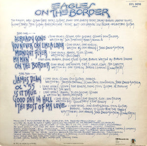 Eagles - On The Border - White Hot Stamper