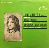 Elgar / Brahms - Enigma Variations / Variations On A Theme By Haydn / Monteux - White Hot Stamper