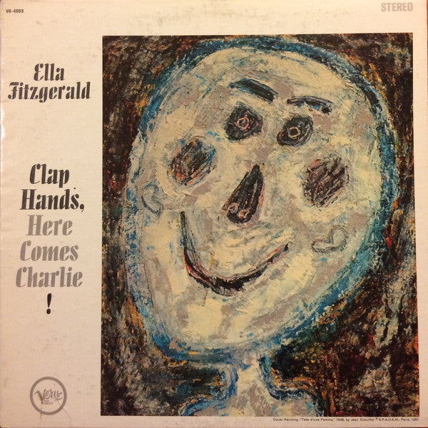 Fitzgerald, Ella - Clap Hands, Here Comes Charlie! (Stereo) - White Hot Stamper (With Issues)