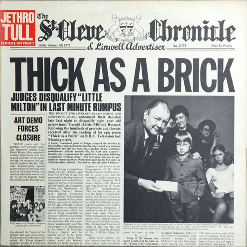 Jethro Tull - Thick As A Brick - Super Hot Stamper