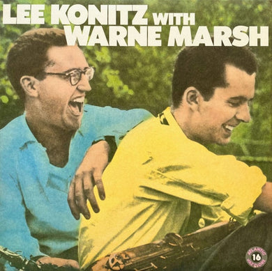 Konitz, Lee - Lee Konitz with Warne Marsh - Nearly White Hot Stamper (With Issues)