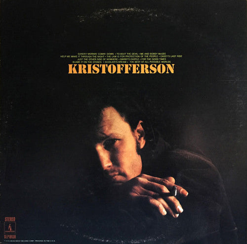 Kristofferson, Kris - Kristofferson aka Me and Bobby McGee - Nearly White Hot Stamper