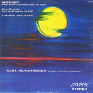 Mozart - Eine Kleine Nachtmusik / Munchinger - Nearly White Hot Stamper (With Issues)