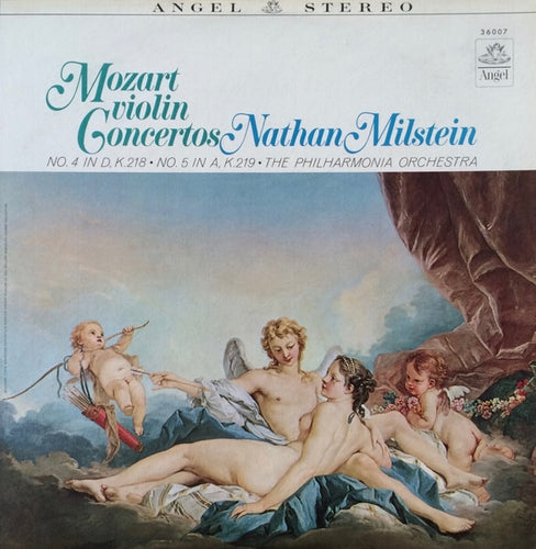 Mozart - Violin Concertos / Milstein - White Hot Stamper (With Issues)