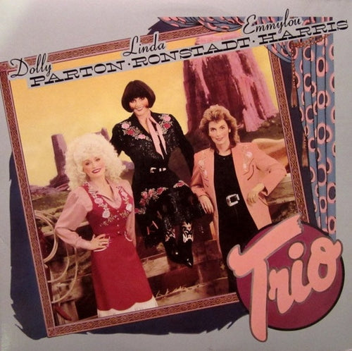 Parton, Dolly, Linda Ronstadt and Emmylou Harris - Trio - Nearly White Hot Stamper (With Issues)