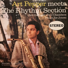 Load image into Gallery viewer, Pepper, Art - Meets The Rhythm Section - Nearly White Hot Stamper (Quiet Vinyl)