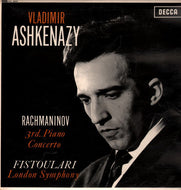 Rachmaninoff - Piano Concerto No. 3 / Ashkenazy / Fistoulari (Decca Vinyl) - White Hot Stamper 499