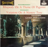 Rachmaninoff / Dohnanyi - Rhapsody On A Theme Of Paganini / Variations On A Nursery Tune / Katchen - White Hot Stamper (Quiet Vinyl)