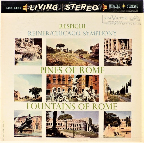 Respighi - Pines of Rome / Reiner - Super Hot Stamper (With Issues)