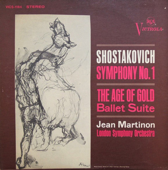 Shostakovich - Symphony No. 1 / The Age Of Gold - Ballet Suite - Super Hot Stamper