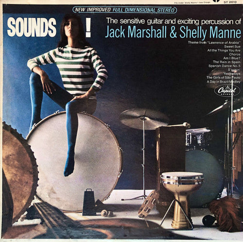 Manne, Shelly and Jack Marshall - Sounds! - Super Hot Stamper (With Issues)