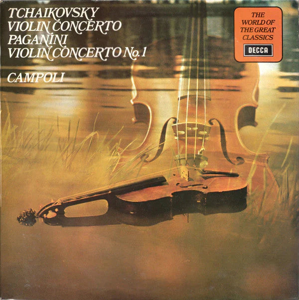 Tchaikovsky / Kreisler-Paganini - Violin Concertos / Campoli - Nearly White Hot Stamper