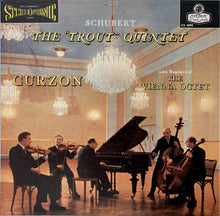 Load image into Gallery viewer, Schubert - The Trout Quintet / Curzon / Vienna Octet - White Hot Stamper