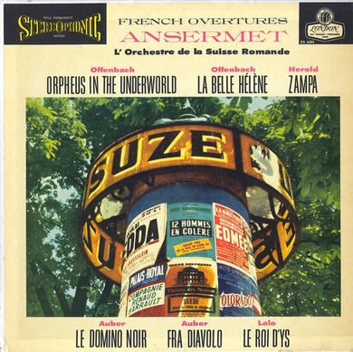 Offenbach, Auber, et al. - French Overtures / Ansermet - Super Hot Stamper (Quiet Vinyl)