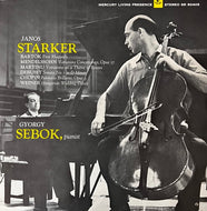 Various Composers - Janos Starker Plays Works By Debussy, Bartok And Others - White Hot Stamper (With Issues)