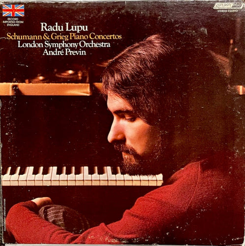 Grieg and Schumann - Piano Concertos / Lupu / Previn / LSO - Super Hot Stamper