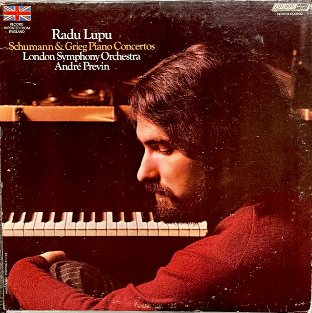 Grieg and Schumann - Piano Concertos / Lupu / Previn / LSO - Super Hot Stamper