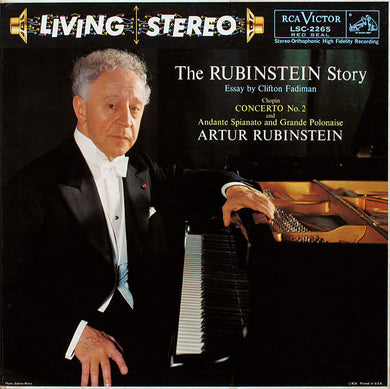 Chopin - Piano Concerto No. 2 / Rubinstein / Wallenstein - Nearly White Hot Stamper (With Issues)