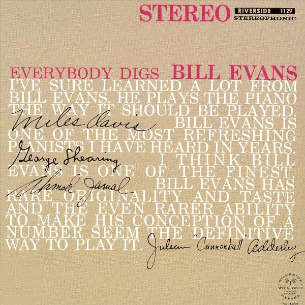 Evans, Bill - Everybody Digs Bill Evans - Hot Stamper – Better Records