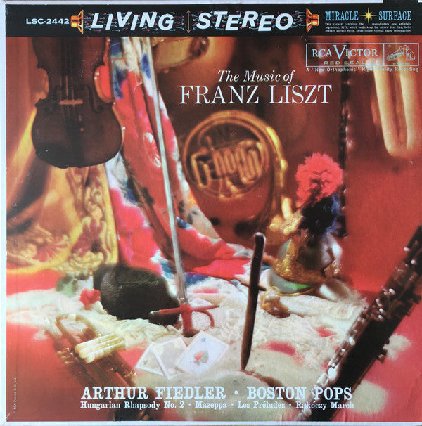 Liszt - The Music of Franz Liszt / Fiedler - Super Hot Stamper