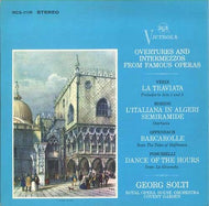Verdi, Rossini, Offenbach et al / Overtures from Famous Operas / Solti - White Hot Stamper